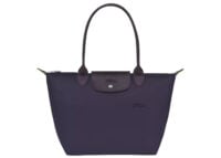 Longchamp Le Pliage Green Medium Tote Bag Bilberry
