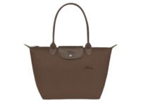 longchamp le pliage green medium tote bag terra