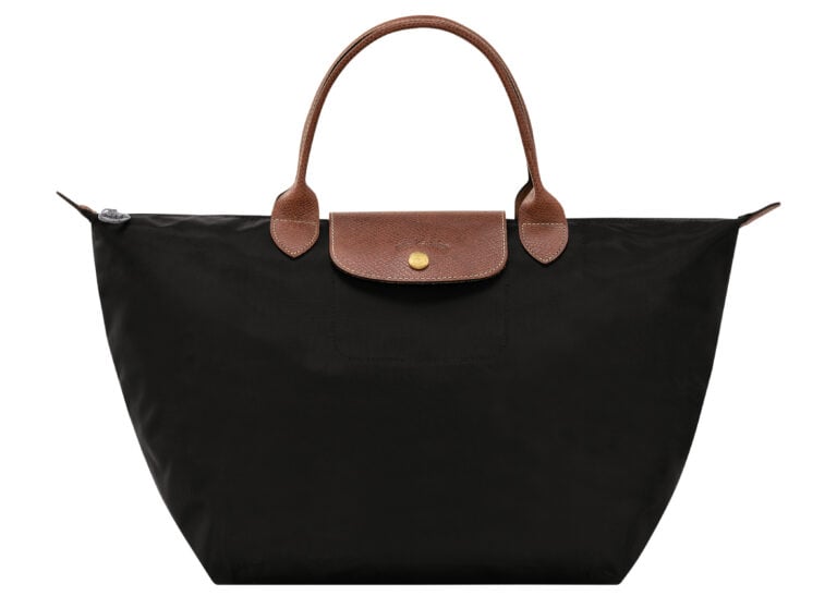 longchamp le pliage original medium handbag black