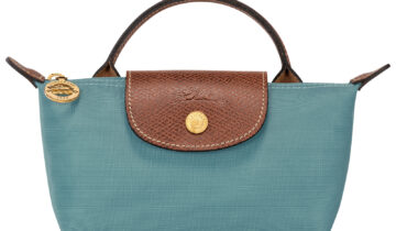 Longchamp Le Pliage Original Pouch with Handle Eucalyptus