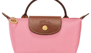 Longchamp Le Pliage Original Pouch with Handle Marshmallow