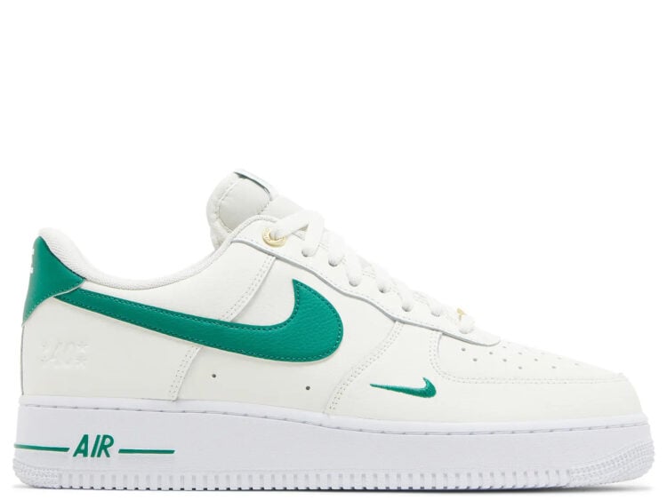 nike air force 1 low 07 lv8 40th anniversary sail malachite