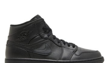 Nike Air Jordan 1 Mid Triple Black