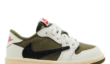 Nike Air Jordan 1 Retro Low OG SP Travis Scott Medium Olive (TD)