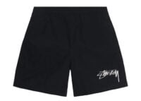 stussy x nike nylon short black