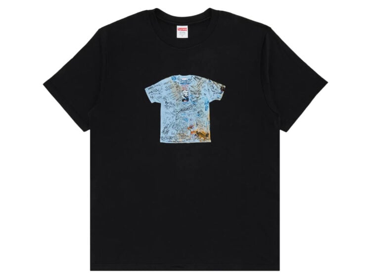 supreme 30th anniversary first tee black