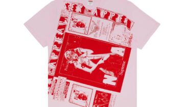 Supreme Collage Tee Light Pink