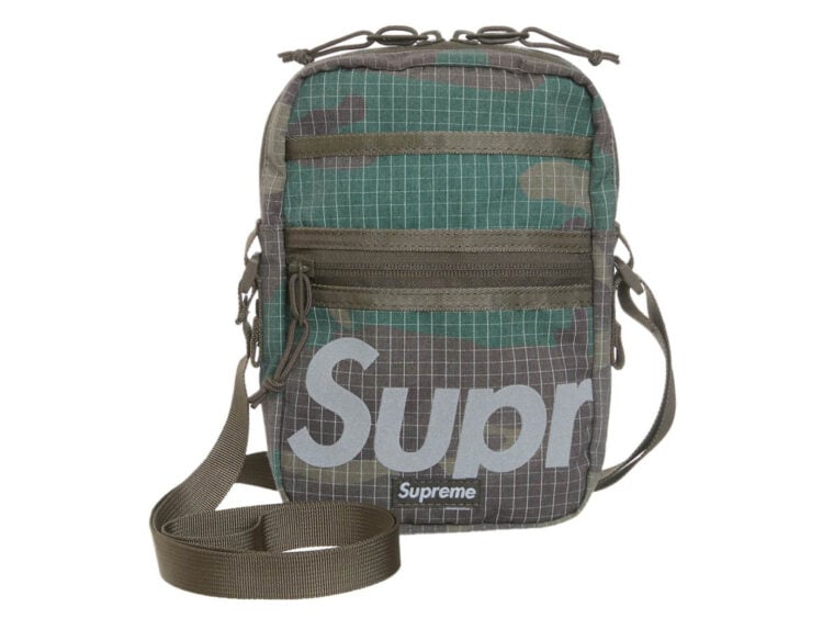 supreme shoulder bag (ss24) woodland camo