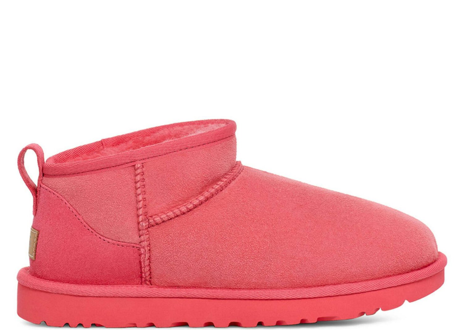 ugg classic ultra mini boot pink glow (w)