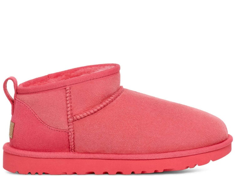 ugg classic ultra mini boot pink glow (w)