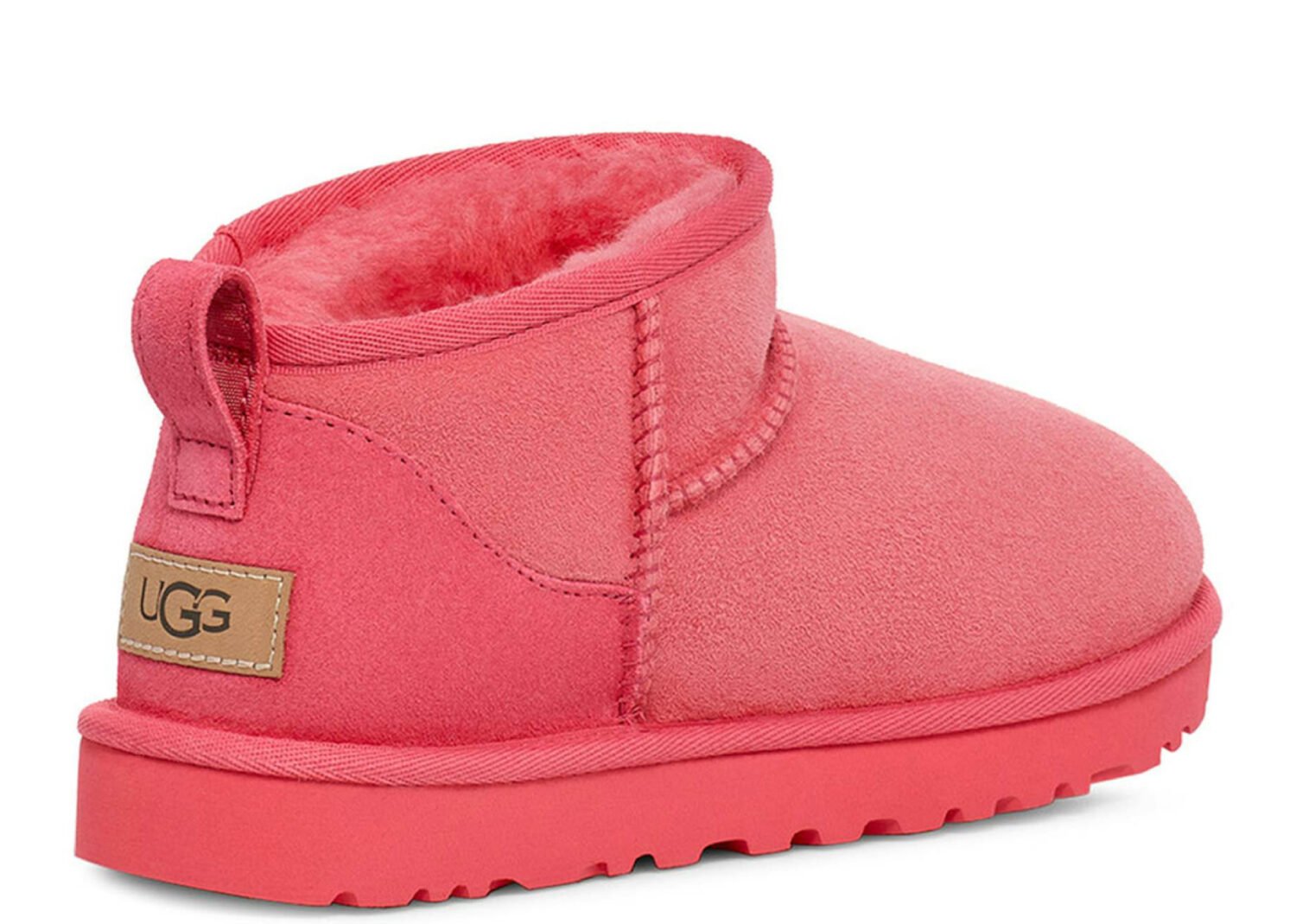 ugg classic ultra mini boot pink glow (w)