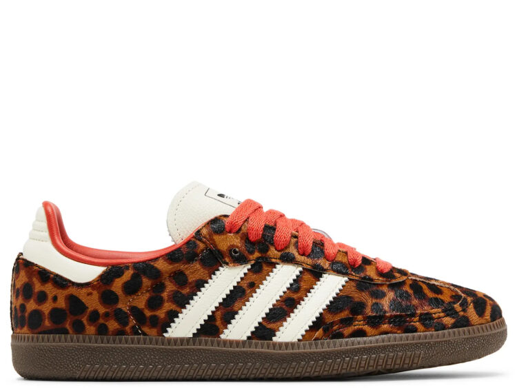 adidas samba og preloved red leopard (w)