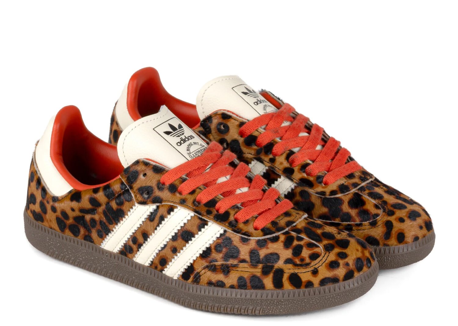 adidas samba og preloved red leopard (w)