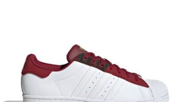 adidas Superstar Collegiate Burgundy Cloud White