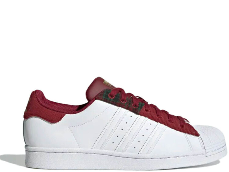 adidas superstar collegiate burgundy cloud white