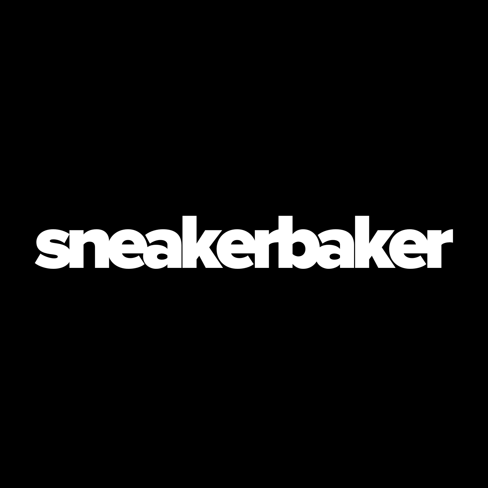 sneaker baker logo siyah