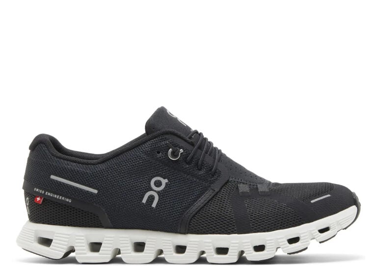 on running cloud 5 black white (w)