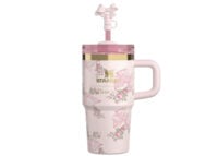 stanley x loveshackfancy flowstate quencher 20oz tumbler pastel blue