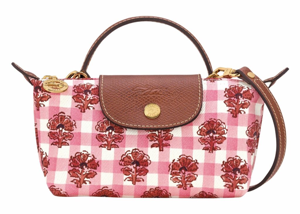 Longchamp Le Pliage Collection XS Pouch Blush Canvas - 34205HGG633