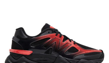 New Balance 9060 Black Red Gradient