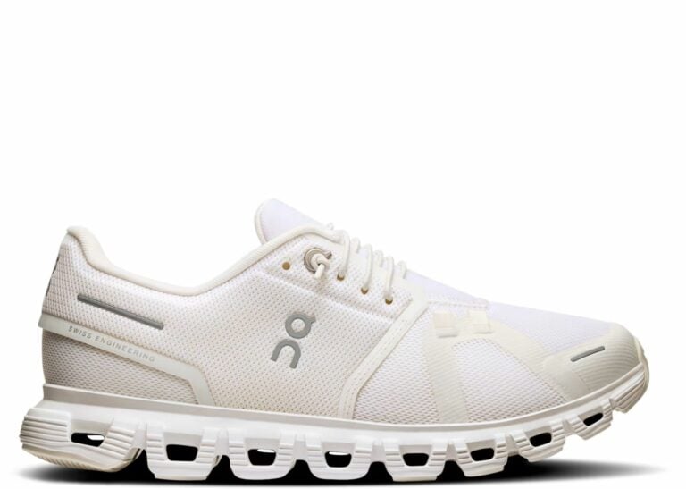 on running cloud 6 all white (w)