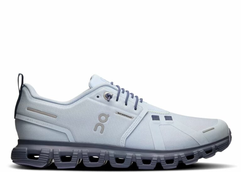 on running cloud 6 waterproof heather metal (w)