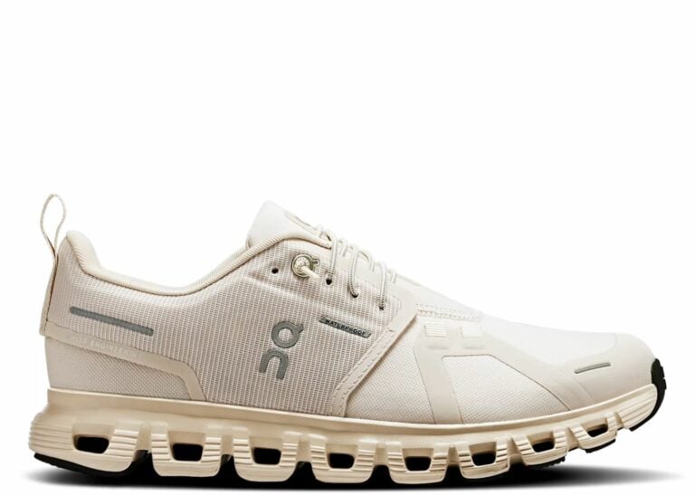 on running cloud 6 waterproof pearl cream