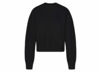 Skims Cotton Fleece Classic Crewneck Onyx