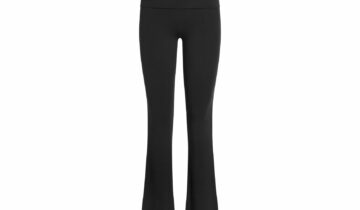 Skims Cotton Jersey Foldover Pant Soot