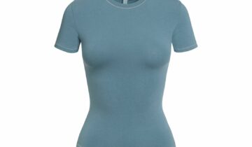 Skims Cotton Jersey T-Shirt Kyanite