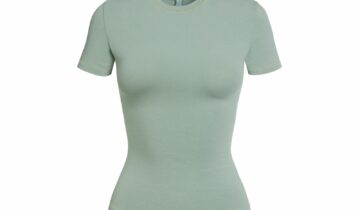 Skims Cotton Jersey T-Shirt Mineral