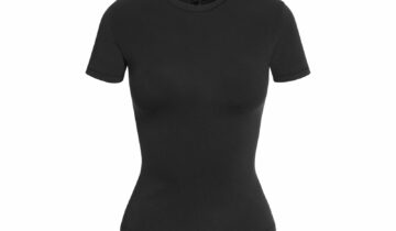 Skims Cotton Jersey T-Shirt Soot