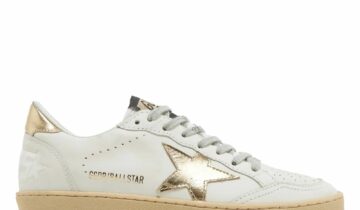 Golden Goose Ball-Star Gold Star Gold Heel (W)