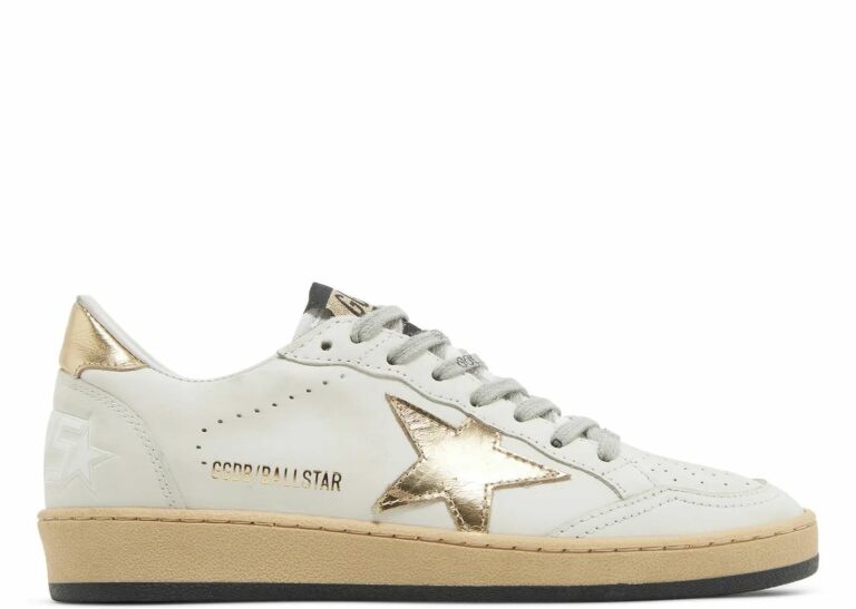 golden goose ball star gold star gold heel (w)