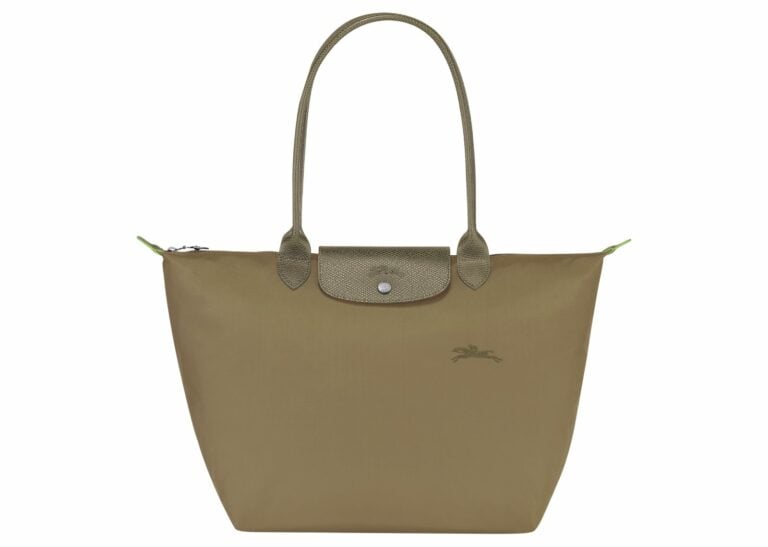 longchamp le pliage green large tote bag artichoke