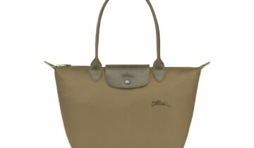 Longchamp Le Pliage Green Medium Tote Bag Artichoke