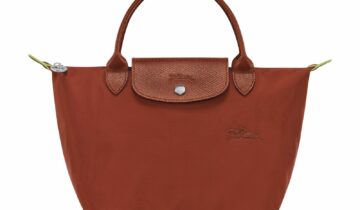 Longchamp Le Pliage Green Small Handbag Chestnut