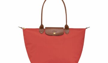 Longchamp Le Pliage Original Large Tote Bag Tomato