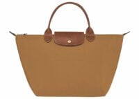 longchamp le pliage original medium handbag fawn