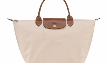 Longchamp Le Pliage Original Medium Handbag Paper