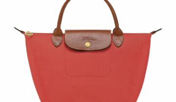 Longchamp Le Pliage Original Small Handbag Tomato