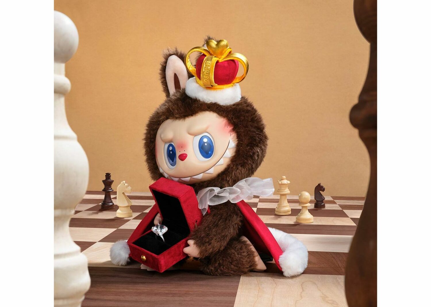 pop mart labubu the monsters let's checkmate series vinyl plush doll