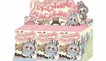 Pop Mart Labubu The Monsters Tasty Macarons Vinyl Face Sealed Case (6 Blind Boxes)