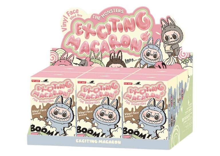 Pop Mart Labubu The Monsters Tasty Macarons Vinyl Face Sealed Case (6 Blind Boxes)