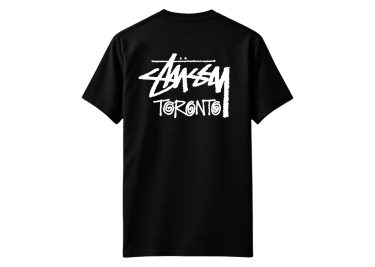 stussy toronto exclusive tee black