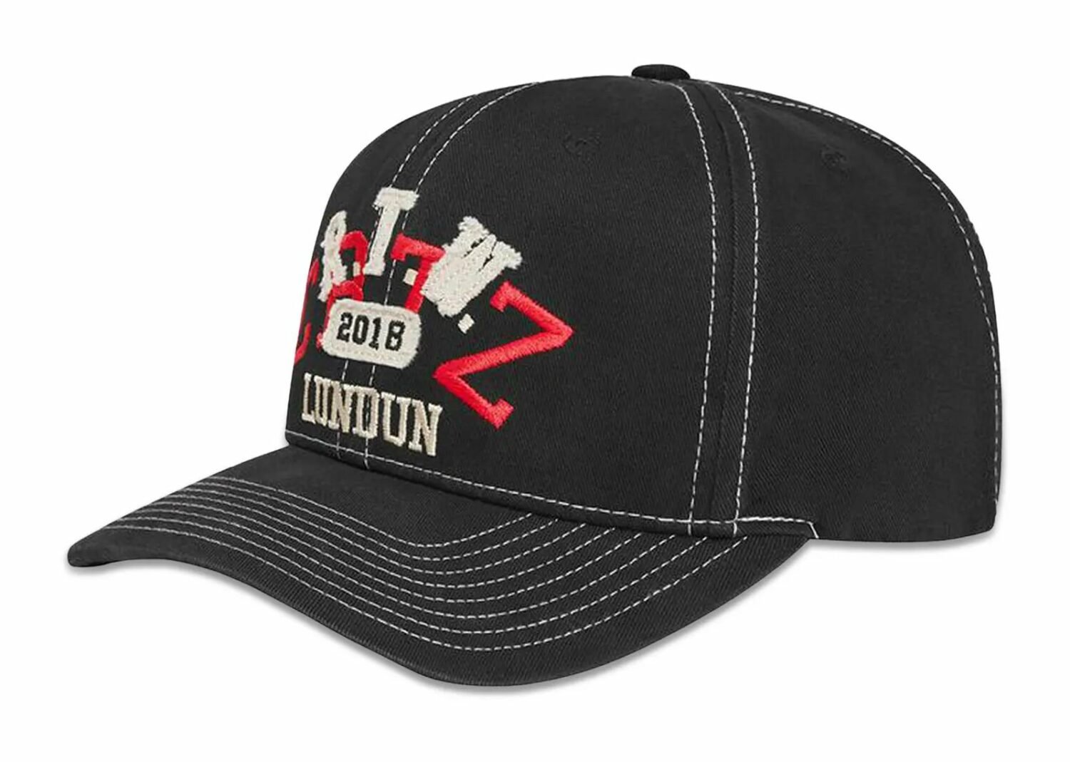 corteiz rtw trevor trucker cap black