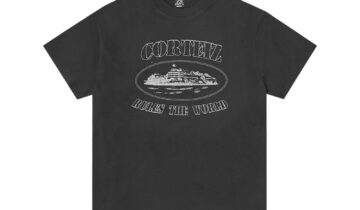 Corteiz Reflective Alcatraz Tee Triple Black