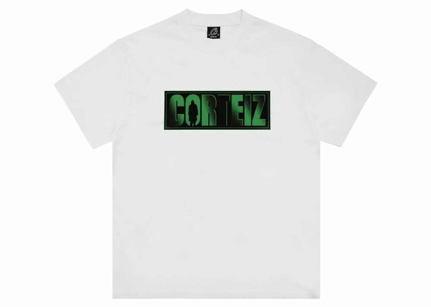 corteiz shadow man tee white