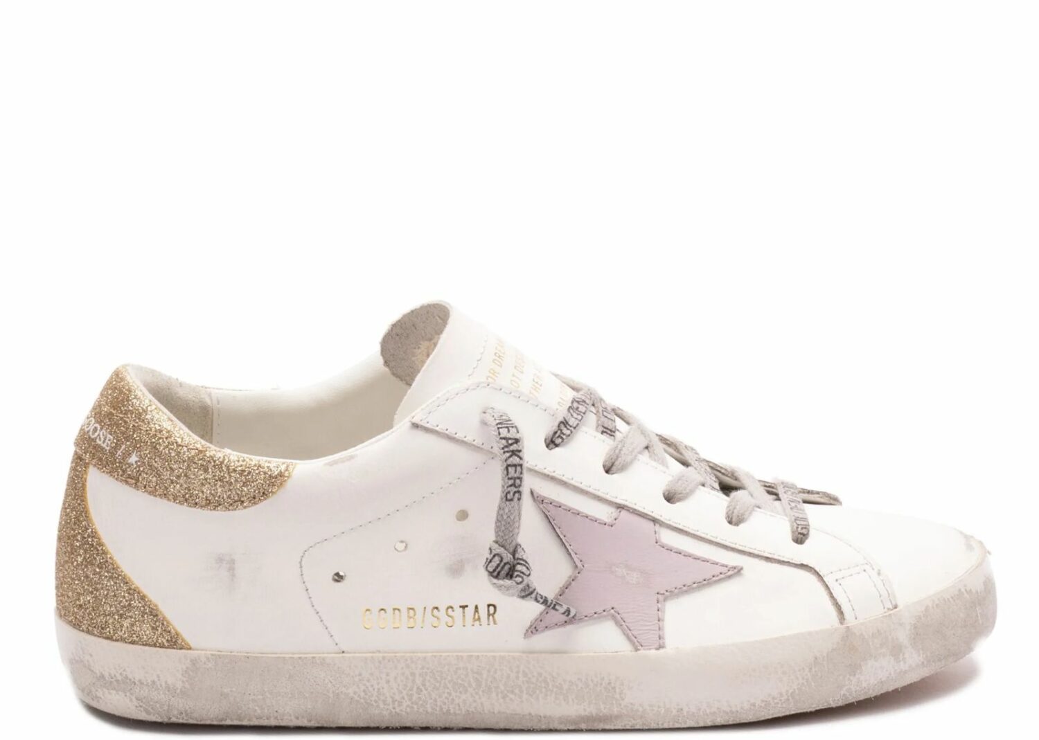 golden goose superstar white lilac platinum (w)