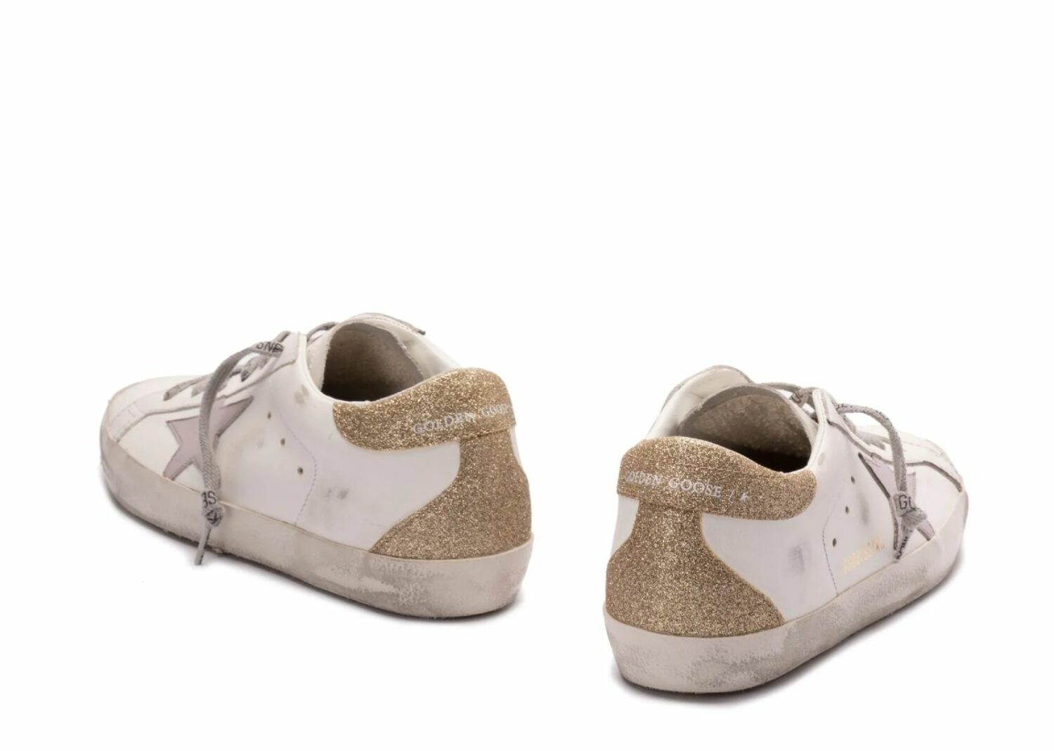 golden goose superstar white lilac platinum (w)